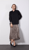 طقم قميص وتنورة ليوباردو - Sateen style