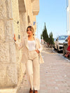 طقم سبور اليجانت بيج - Sateen style