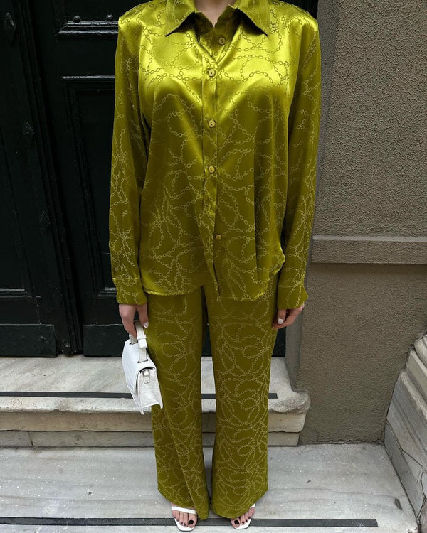 طقم ستان صيفي - Sateen style