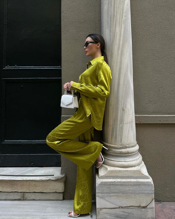 طقم ستان صيفي - Sateen style