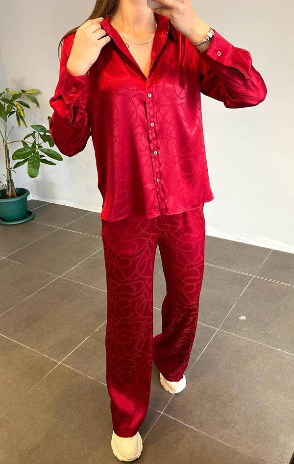 طقم ستان صيفي - Sateen style