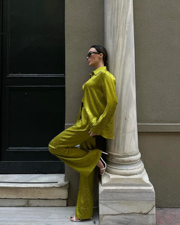 طقم ستان صيفي - Sateen style