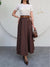 تنورة قماش غبردين GABARDİN - Sateen style