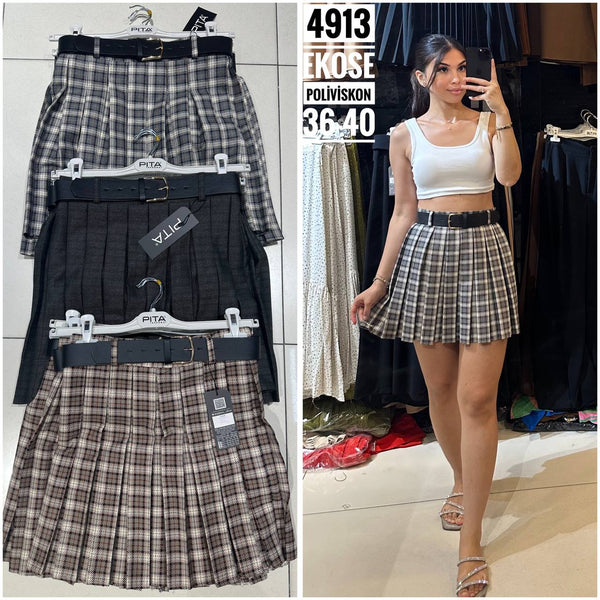 تنورة كسرات - Sateen style