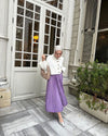 تنورة كسرات - Sateen style