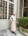 تنورة كسرات - Sateen style