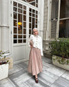 تنورة كسرات - Sateen style