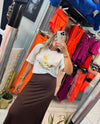 تنورة رسمي - Sateen style