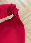 Polo Collar Oversized Sweatshirt