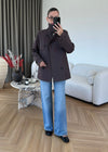 WINDBREAKER DETAILED BELTED TRENCH COAT