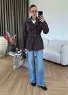 WINDBREAKER DETAILED BELTED TRENCH COAT
