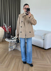 WINDBREAKER DETAILED BELTED TRENCH COAT