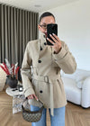 WINDBREAKER DETAILED BELTED TRENCH COAT