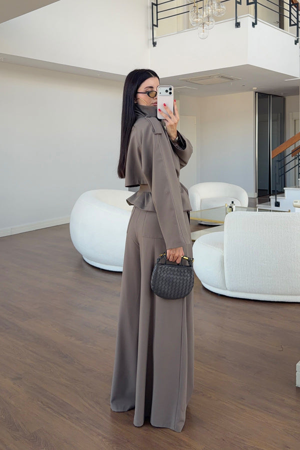 High Neck Trench Set