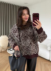 Patterned Knit Sweater