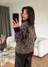 Patterned Knit Sweater